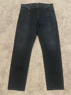 Alberto Luxury T400 Men’s Jeans W33 L32 Modern Fit Black Stretch Pants